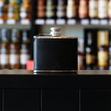 Black 4oz Hip Flask