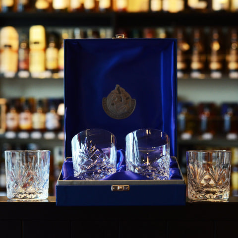 Glencairn 'Skye' Cut Crystal Tumbler x 4 set