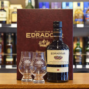 Edradour 10 years old 40% with 2 Glencairn Glasses