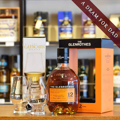 Glenrothes 12 years old & two Glencairn Whisky Glasses
