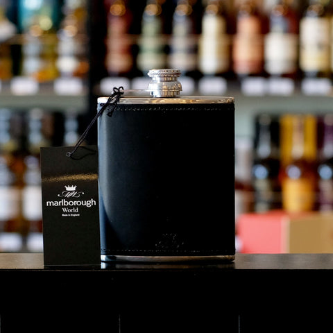 Black 8oz Hip Flask