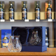 Glencairn Mixer Tumbler Cut Crystal Twin set w/ gift box