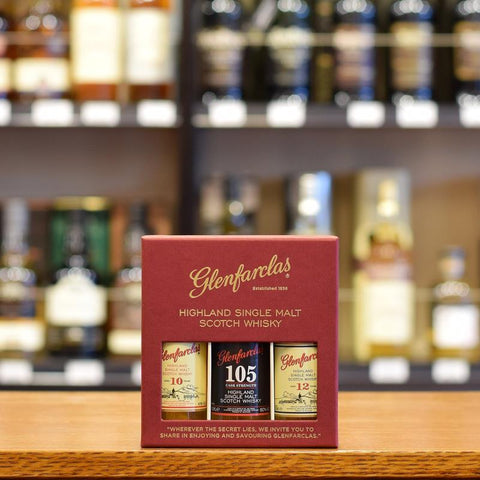 Glenfarclas Mini Tri-pack 10 12 105 years old 3 x 50ml