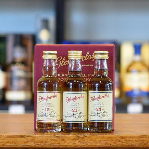Glenfarclas Mini Tri-Pack 15 21 25 years old 3 x 50ml